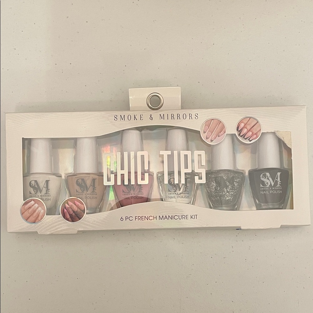 Chic Tips Nail Polish Set - Neutral and Glitter Shades